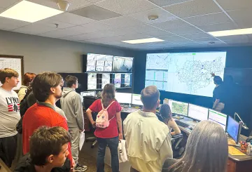 kids in tech room